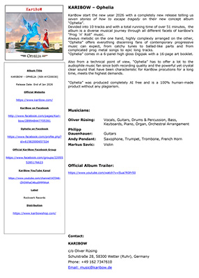 Ophelia Info Sheet (english) (pdf)